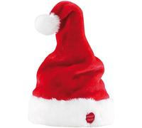 infactory Bonnet de Père Noël Dansant et Chantant