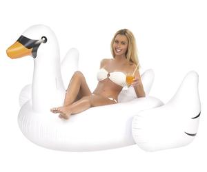 Infactory Bouée cygne gonflable XXL