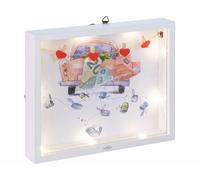 Infactory Cadre photo 3D et tirelire personnalisable