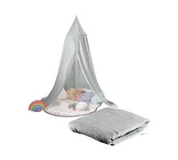 Infactory Ciel de lit pliable pour enfants gris foncé