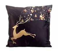 Infactory Coussin lumineux décoratif "Renne" 45 x 45 cm