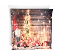 Infactory Couverture de Noël à LED 150 x 140 cm