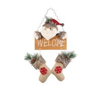 Infactory Décoration de Noël "Welcome" à suspendre
