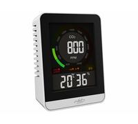 Infactory Détecteur de CO2 avec horloge et thermomètre-hygromètre