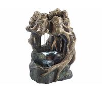 Infactory Fontaine d'ambiance avec LED et pompe - Grotte de racines