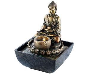 Infactory - Fontaine intérieure éclairée avec Bouddha
