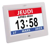 Infactory Horloge numérique 7" avec fonction rappel et cadre photo