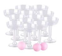 Infactory : Jeu à boire à 3 balles et 12 coupes transparent