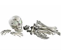 Kit Lugubre 18 Pièces : Tête de Mort et Os or G