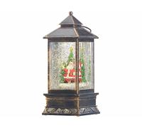 Infactory Lanterne à LED de Noël avec neige tourbillonnante