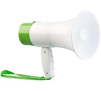 infactory Mégaphone 10 W avec batterie, enregistreur de voix et fonction sirène