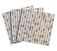 Infactory Mosaïque autocollante pour carrelage "Bronze"