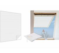 Infactory Moustiquaire avec fermeture à glissière Blanc