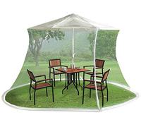 infactory Moustiquaire de parasol à maille 220 - Blanc
