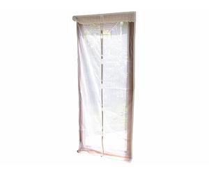 Infactory Moustiquaire pour porte avec fermeture magnétique - blanc