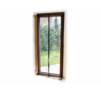 Infactory Moustiquaire pour porte avec fermeture magnétique - noir