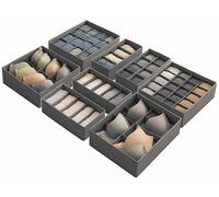 Infactory Organiseurs de rangement en tissu à 8 compartiments