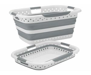 Infactory Panier à linge pliable 40 L