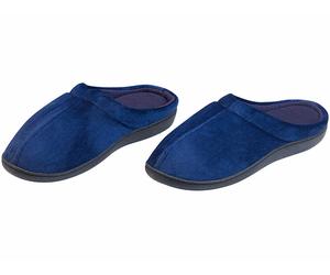 Infactory Pantoufles à mémoire de forme et semelles antidérapantes - 41/42