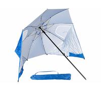 Infactory Parasol Ø 160 cm UV 50+ avec protections latérales