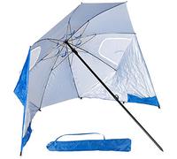 infactory Parasol Ø 160 cm UV 50+ avec protections latérales