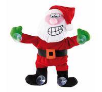 infactory Père Noël Chantant et Dansant à ventouses et capteur de Son