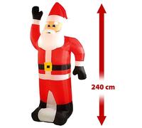Infactory Père Noël gonflable XXL 240 cm