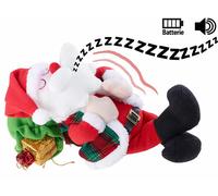 Infactory Père Noël ronflant avec mouvements respiratoires