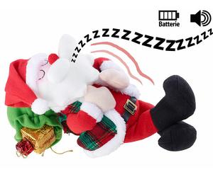 Infactory Père Noël ronflant avec mouvements respiratoires