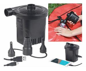 Infactory Pompe à air électrique sans fil avec fonction batterie de secours 250 L/min