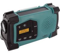 Infactory Radio de poche solaire DAB+ / FM SOL-1545 avec dynamo et lampe LED