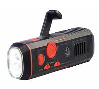 Radio FM DOR-320 avec dynamo et lampe de poche LED [infactory]