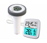 Récepteur à écran LCD sans fil avec thermomètre de piscine PT-310 [Infactory]