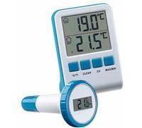 Infactory : Récepteur radio LCD avec thermomètre numérique de bassin et de piscine, IPX8 G