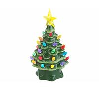 Infactory Sapin de Noël à LED 19 cm en céramique