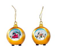 Infactory Set de Boules de Noël à ciel étoilé à LED