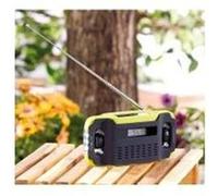 infactory Radio portable SOL-1510 rechargeable, solaire et dynamo