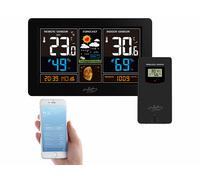 Infactory Station météo connectée avec écran couleur et capteur extérieur FWS-810