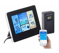 infactory Station météo sans Fil connectée avec écran Couleur FWS-786