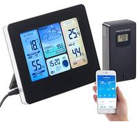 infactory Station météo sans Fil connectée avec écran Couleur FWS-786