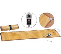 Infactory Tapis chauffant 210 W à infrarouge lointain avec minuteur, jusqu'à 60 °C, 151 x 55 cm