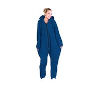 Infactory Tenue d'Intérieur bleue 1 pièce en textile polaire taille L