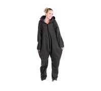 Infactory Tenue d'intérieur en textile polaire - noir - taille XL