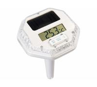Infactory Thermomètre de piscine solaire avec éclairage LED RVB PT-170