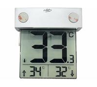 Infactory Thermomètre numérique solaire pour fenêtre