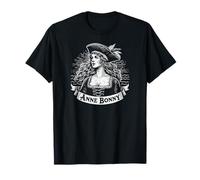 Infameuse femme pirate Anne Bonny imprimé vieilli T-Shirt