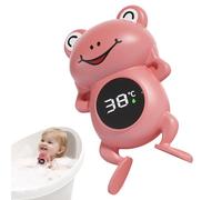 Infant Bathtub Thermometer - Cute Frog Silicone Gauge, Floating Temperature Checker | Type-C Accurate Display with Waterproof Feature, Baby Tub Safety Meter for Children Home