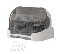 Infant Bottle Storage, Dust-Proof Dryer Pump, Countertop Containers | Large Infant Bottle Drying Rack Storage for Home Kitchen Cabinet Pantry Daycare Feeding, Breastfeeding, Preschool