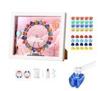 Infant Teeth Keepsak, e Box Transparent Milk Teeth Photo Frame | Storage for Tiny Birthday , Shower Boy Girl Children Playroom Tooth Keepsake Container Memory Box Decorative Present