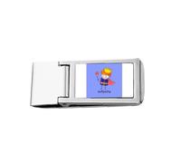 Infante Proposition Scribble Ingenuity Porte-monnaie fin en acier inoxydable